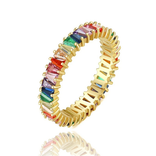 Rainbow® Infinity Ring