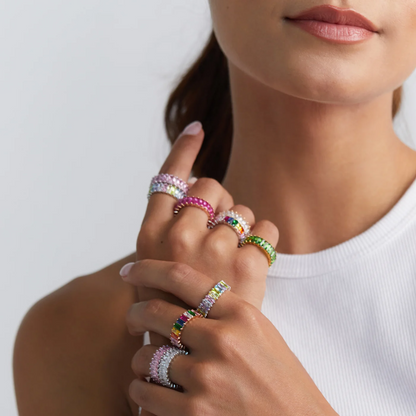 Rainbow® Infinity Ring